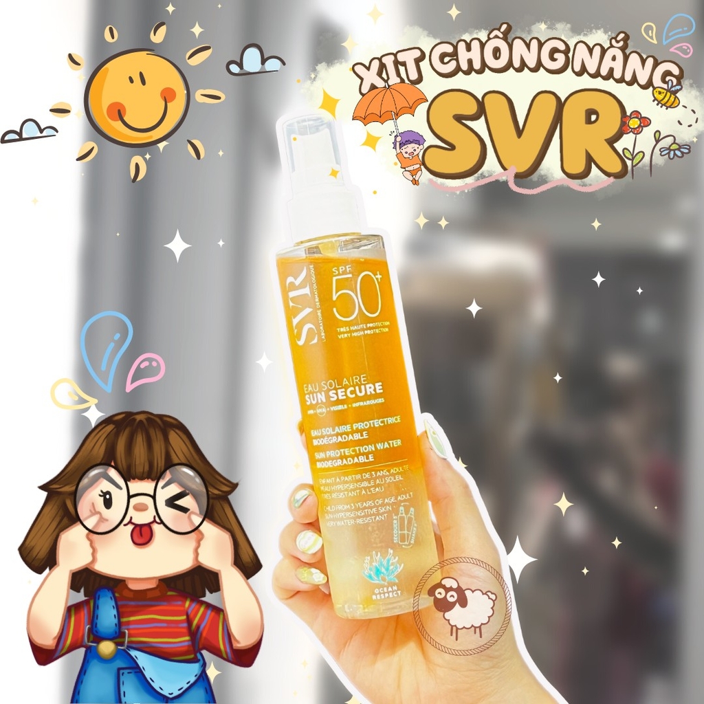 Xịt Chống Nắng SVR Eau Solaire Sun Secure Sun Protect Water SPF50+ (200ml)