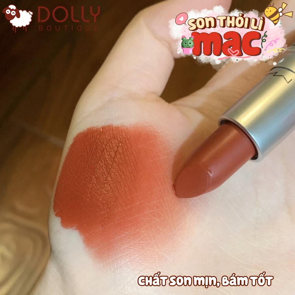 Son Thỏi MAC Matte Lipstick Rouge #602 Chili (Màu Đỏ Gạch)