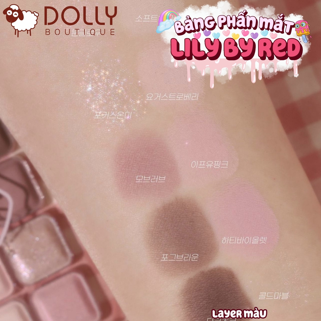 Bảng Phấn Mắt Đa Hiệu Ứng Lilybyred Cupid Club Eyeshadow 05 Warm Membership - 10.5g