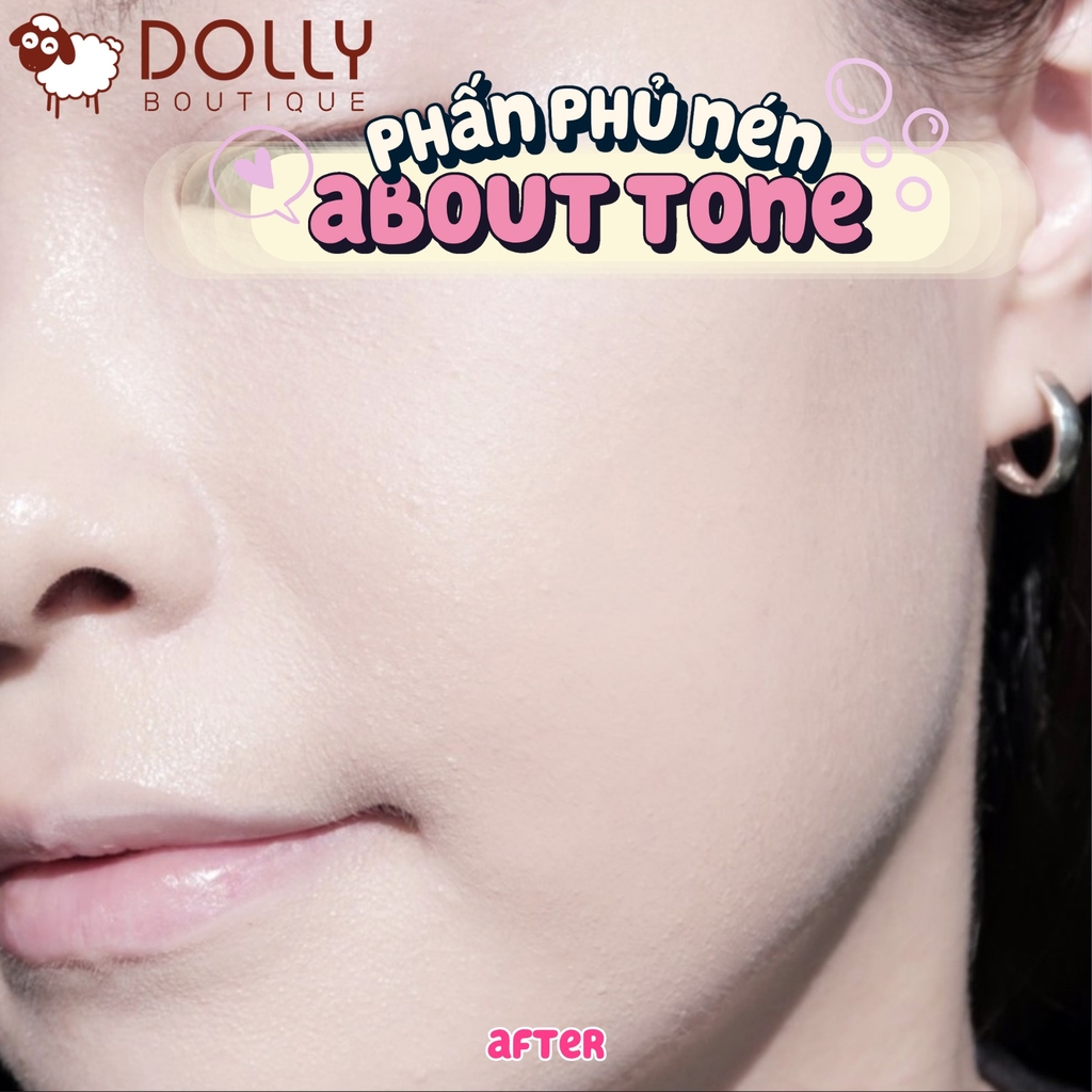 Phấn Phủ Dạng Nén Kiềm Dầu, Căng Bóng About Tone Raise Your Beauty Tone Glow - 8g