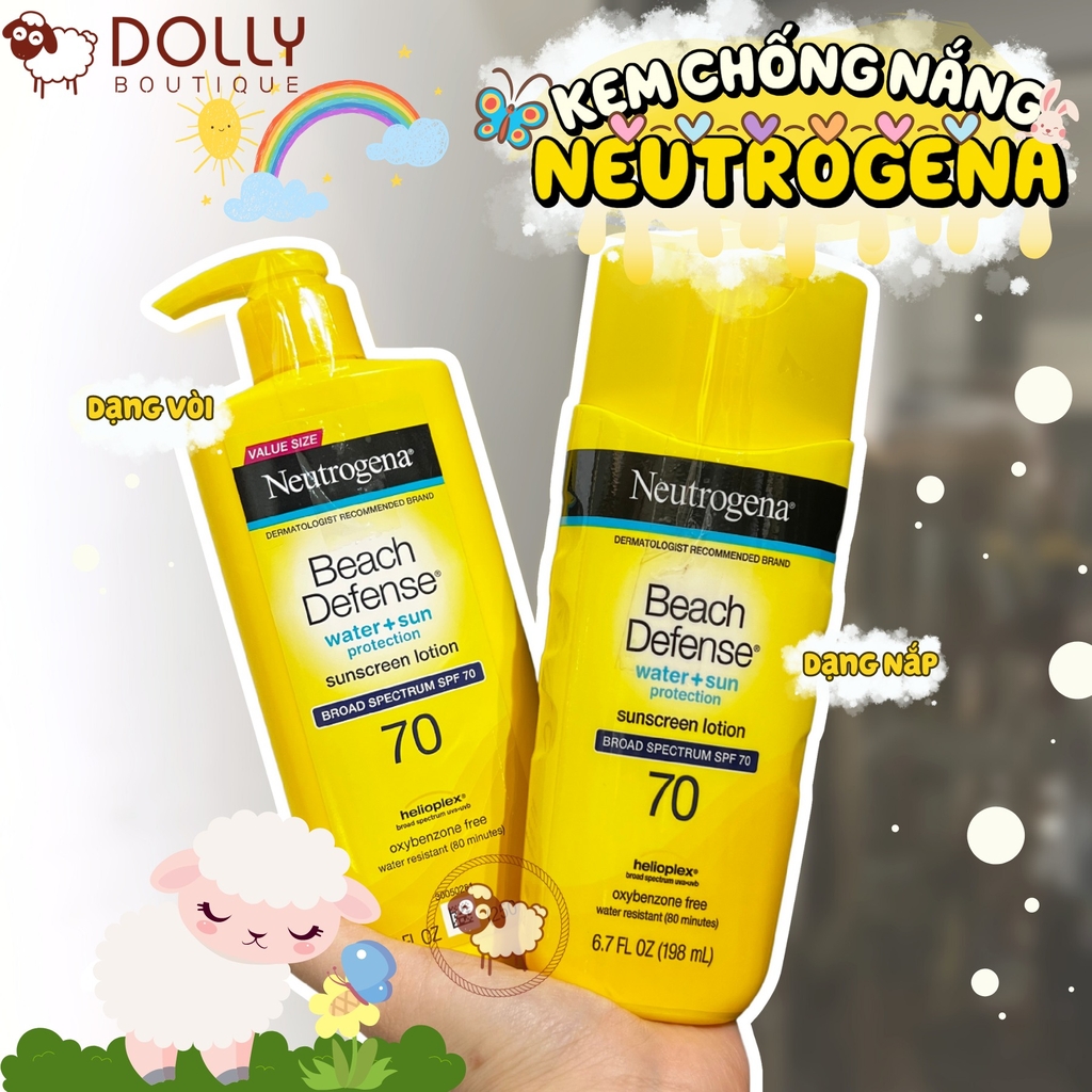 Kem Chống Nắng Neutrogena Beach Defense Sunscreen Lotion SPF 70 - 250ml