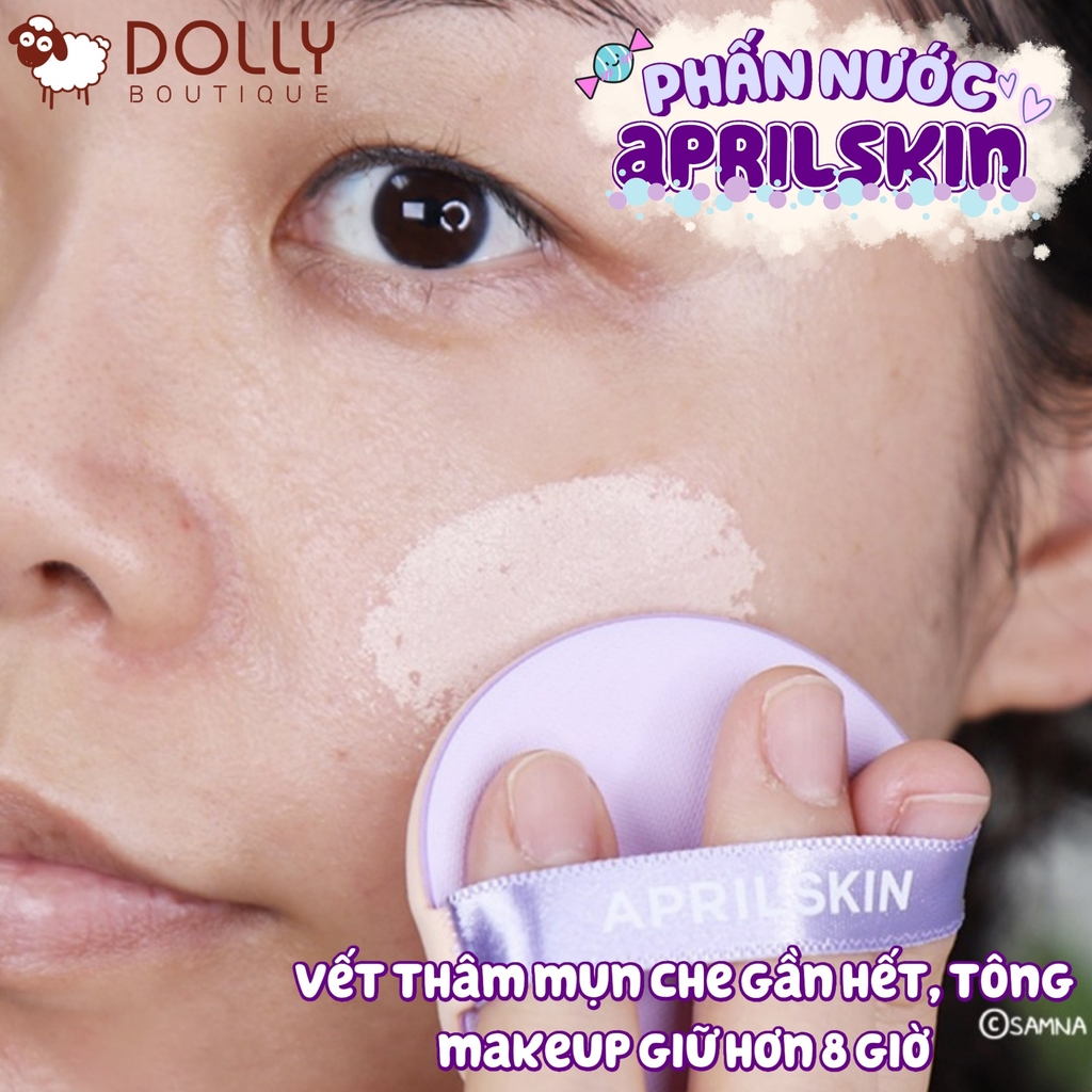 Phấn nước Aprilskin Ultra Slim Cushion SPF50+ PA+++ 21 - Da Trắng Sáng