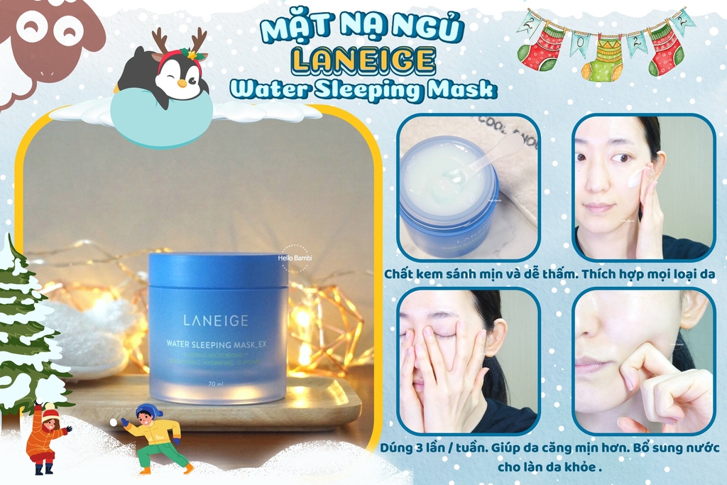 Mặt Nạ Ngủ Mặt Laneige Water Sleeping Mask EX 70ml
