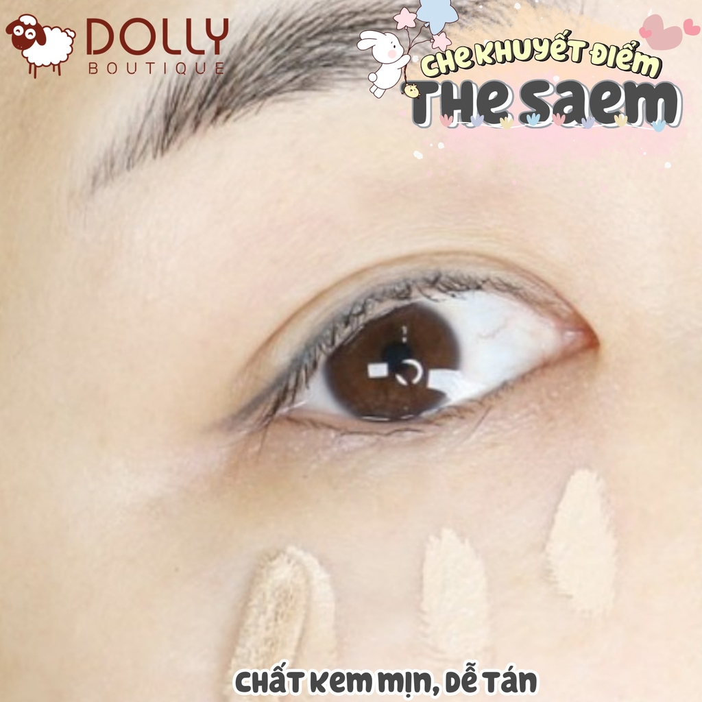 Kem Che Khuyết Điểm The Saem Cover Perfection Tip Concealer #1.5 Natural Beige - 6.5g