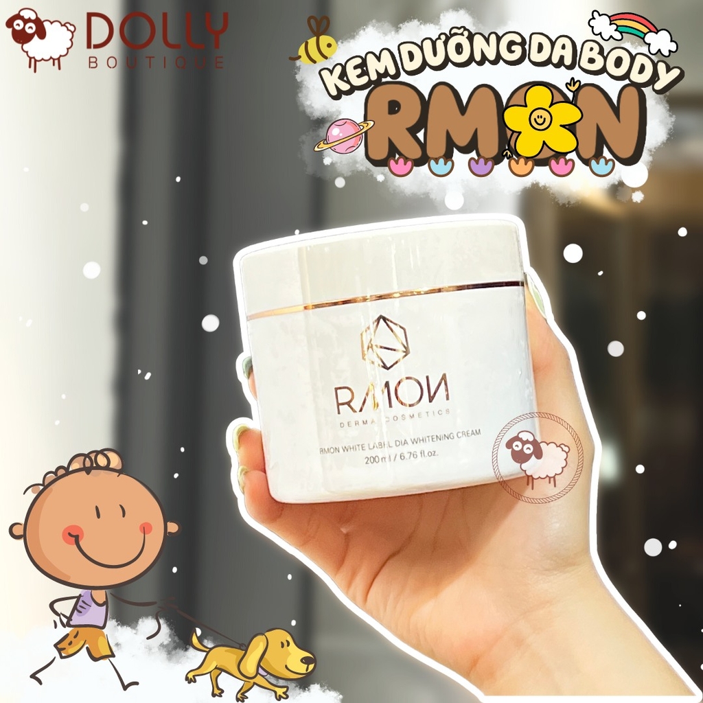 Kem Dưỡng Trắng Da Body Tế Bào Gốc Rmon White Label Dia Whitening Cream