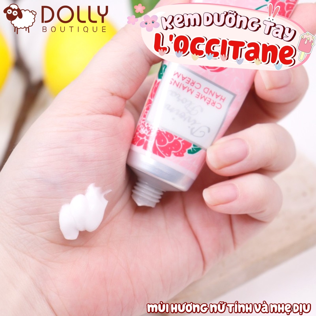 Kem Dưỡng Da Tay Hoa Mẫu Đơn L'occitane  Pivoine Flora Hand Cream - 30ml