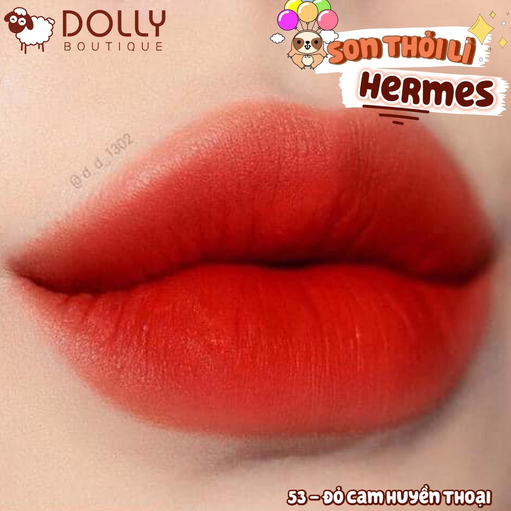 Son Thỏi Hermes Matte Lipstick 53- Rouge Orange