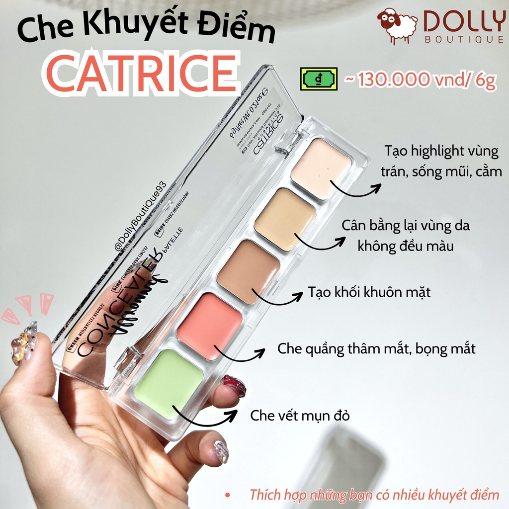 Bảng Che Khuyết Điểm Catrice AllRound Concealer Palette - 6g