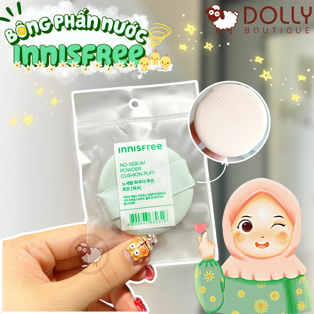 Mút Tán Phấn Nước Innisfree No-Sebum Powder Cushion Puff 1pcs