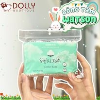 Bông Tăm Watsons Love My Softness Soft & Clean Cotton Buds 200 Cây