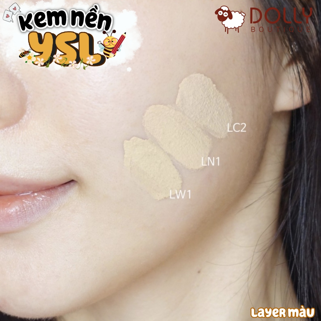 Kem Nền YSL All Hours Foundation Mat Lumineux Luminous Matte Tone LC2 25ml