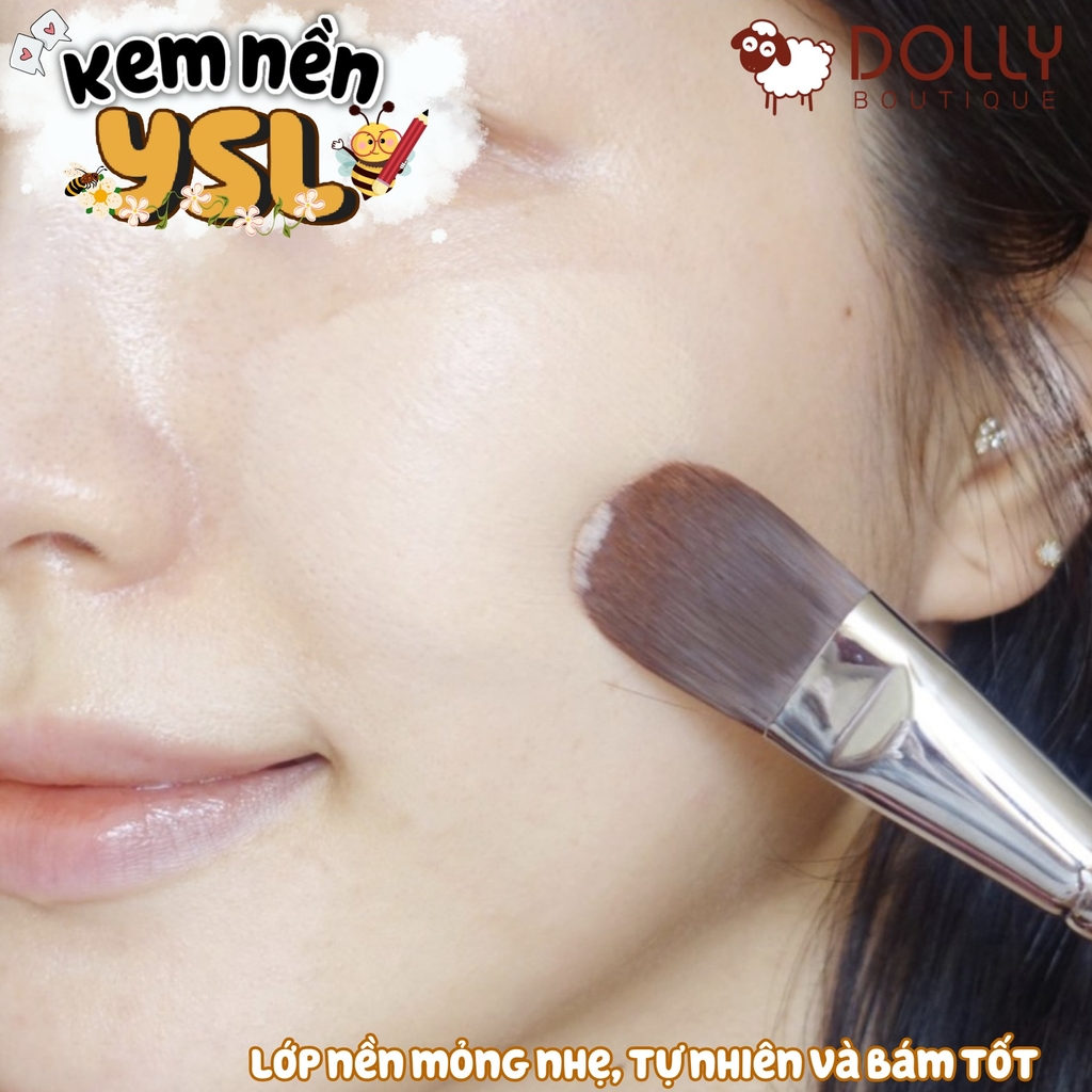 Kem Nền YSL All Hours Foundation Mat Lumineux Luminous Matte Tone LC2 25ml