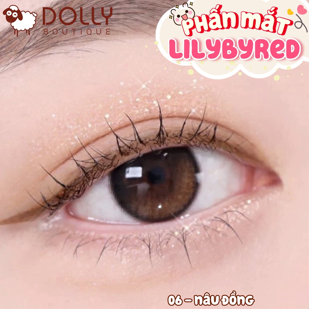 Bảng Phấn Mắt 2 Ô Siêu Xinh, Bền Màu Lilybyred Little Bitty Moment Shadow #06 Cozy Moment - 1,6g