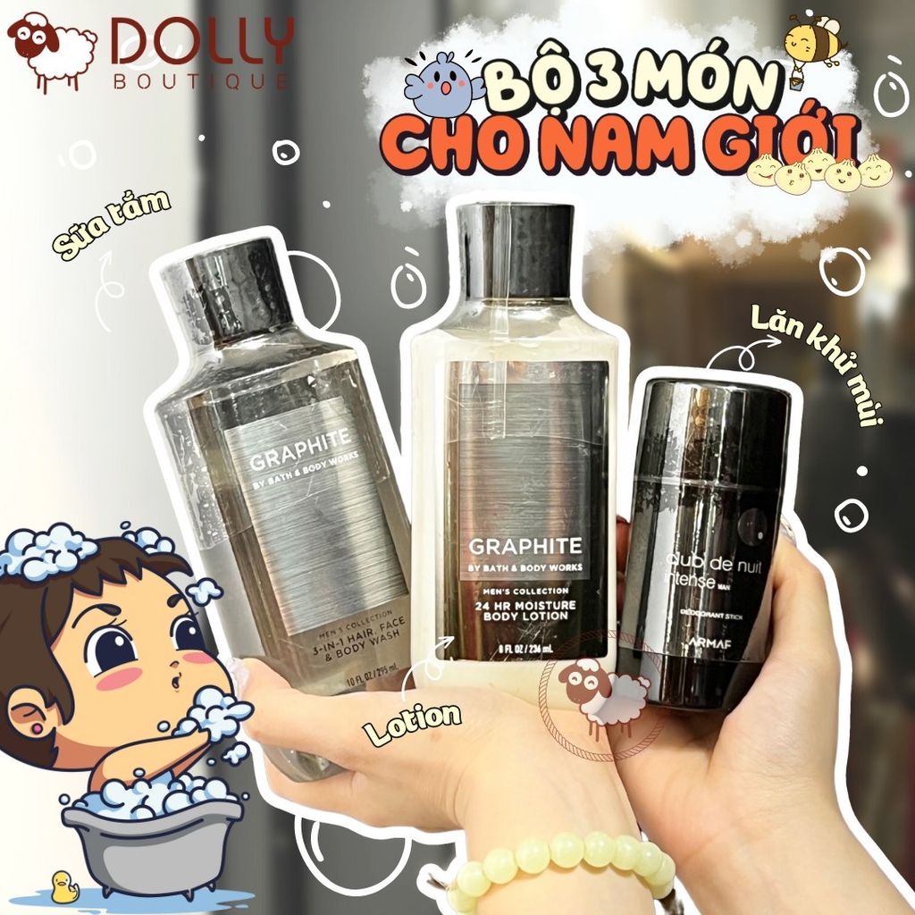 Sữa Dưỡng Thể Bath & Body Works Graphite Body Lotion - 236ml