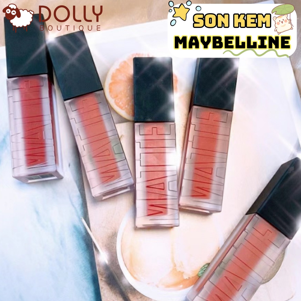 Son Kem Lì Maybelline Sensational Cushion Matte #CM07 Lips On Pulse (Màu Hồng Ngọt Nắng) - 6.4ml