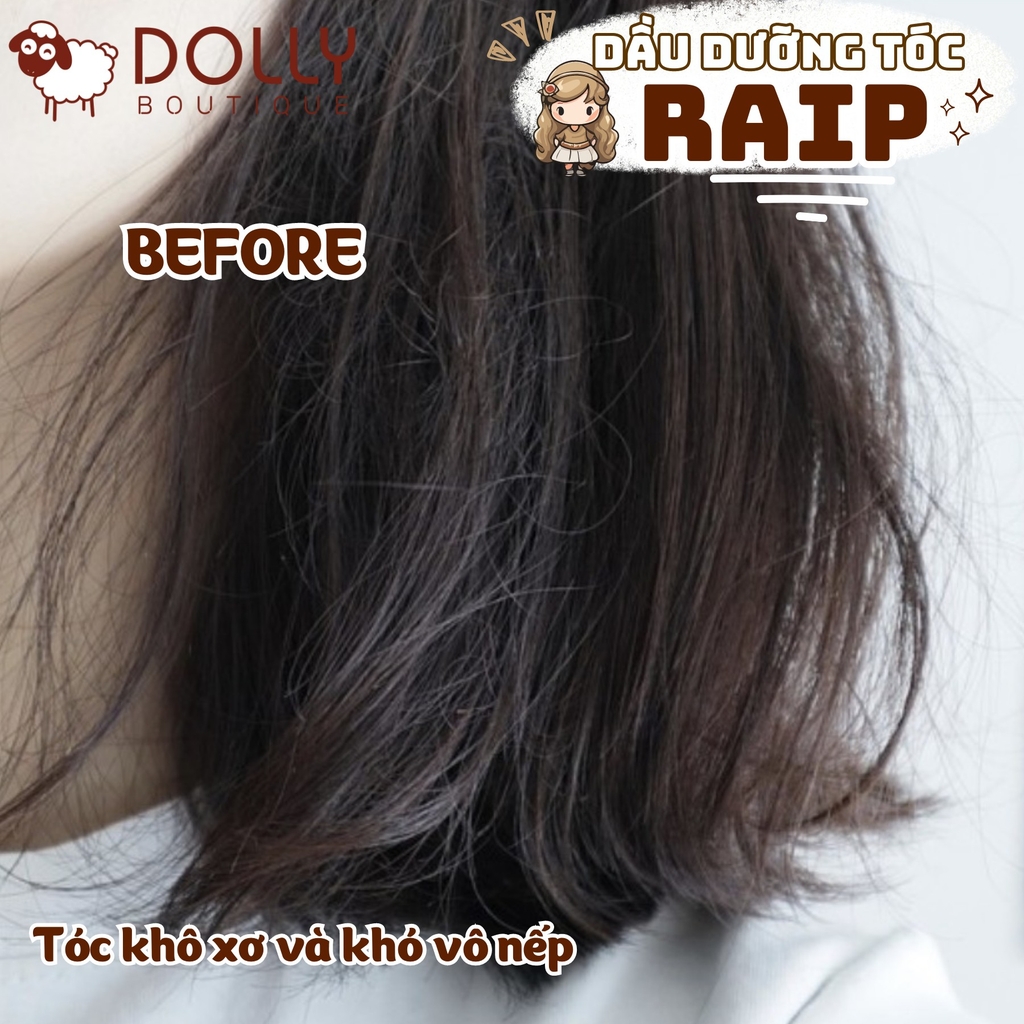 Dầu Dưỡng Tóc Giúp Hồi Phục Tóc Hư Tổn Raip R3 Argan Hair Oil #Grapefruit 100ml
