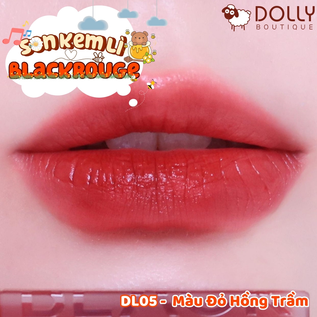 Son Kem Black Rouge Double Layer Over Velvet #DL05- Taro Layer (Màu Đỏ Thuần)