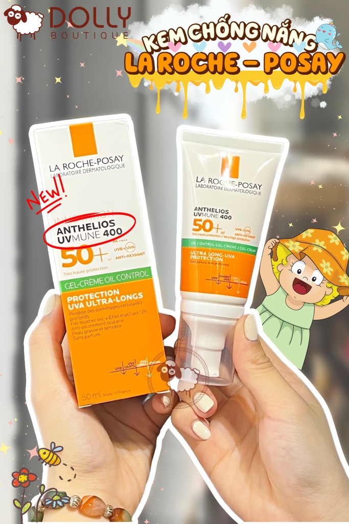 Kem Chống Nắng Dành Cho Da Nhạy Cảm La Roche-Posay AntheliosXL Dry Touch Gel Cream 50ml NK