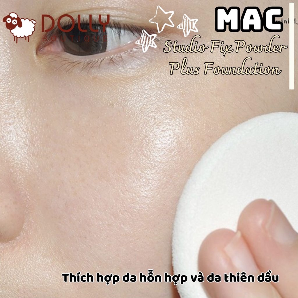 Phấn Phủ Nền Dạng Nén MAC Studio Fix Powder Plus Foundation #NC25 (Da Trung Bình) - 15g