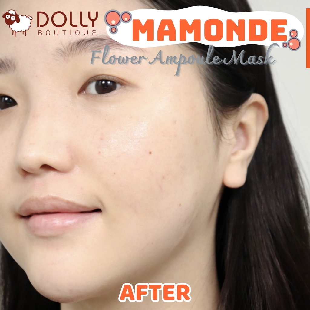 Mặt Nạ Giấy Hoa Trà Mamonde Camellia Collagen Flower Ampoule Mask - 23ml
