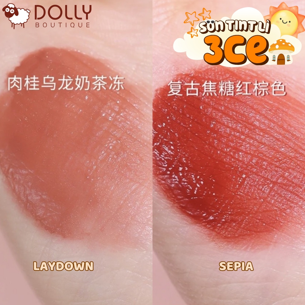 Son Kem Lì Dạng Tint 3CE Blur Water Tint  #Sepia (Màu Đỏ Gạch)