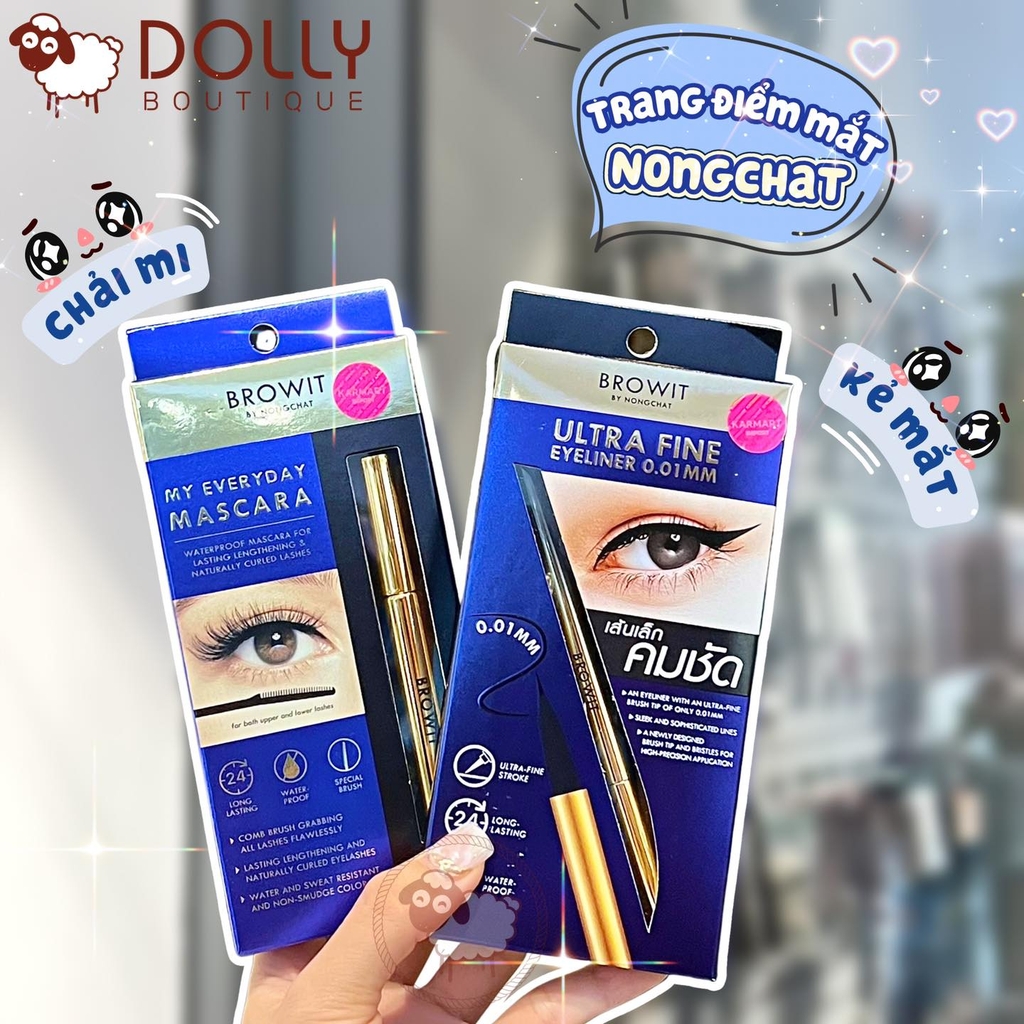 Chải Mi Chống Nước Browit By Nong Chat My Everyday Mascara 5.5g