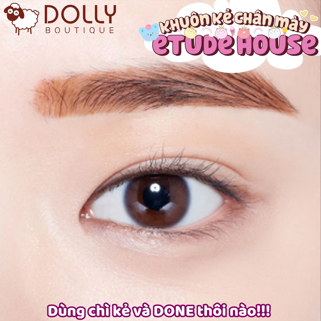 Khuôn Kẻ Chân Mày Etude House My Beauty Tool Personal Brow Band #1 Straight Brow (Dáng Khuôn Mày Ngang)