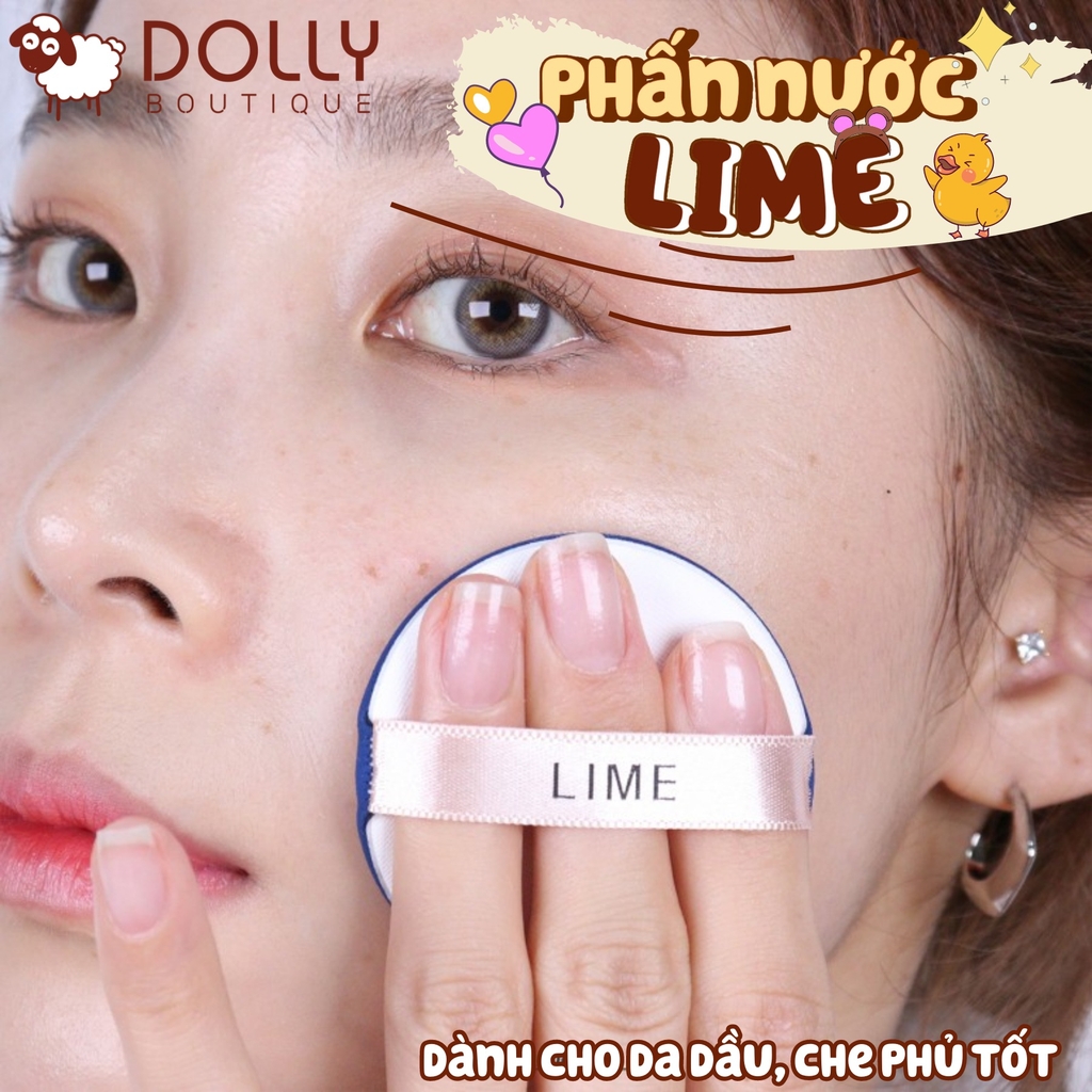 Phấn Nước Lime Real Cover Pink Cushion SPF50+ #20 Pink Beige - 20g