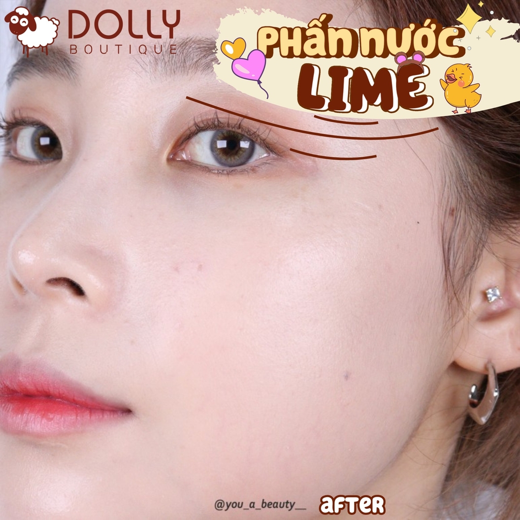 Phấn Nước Lime Real Cover Pink Cushion SPF50+ #20 Pink Beige - 20g