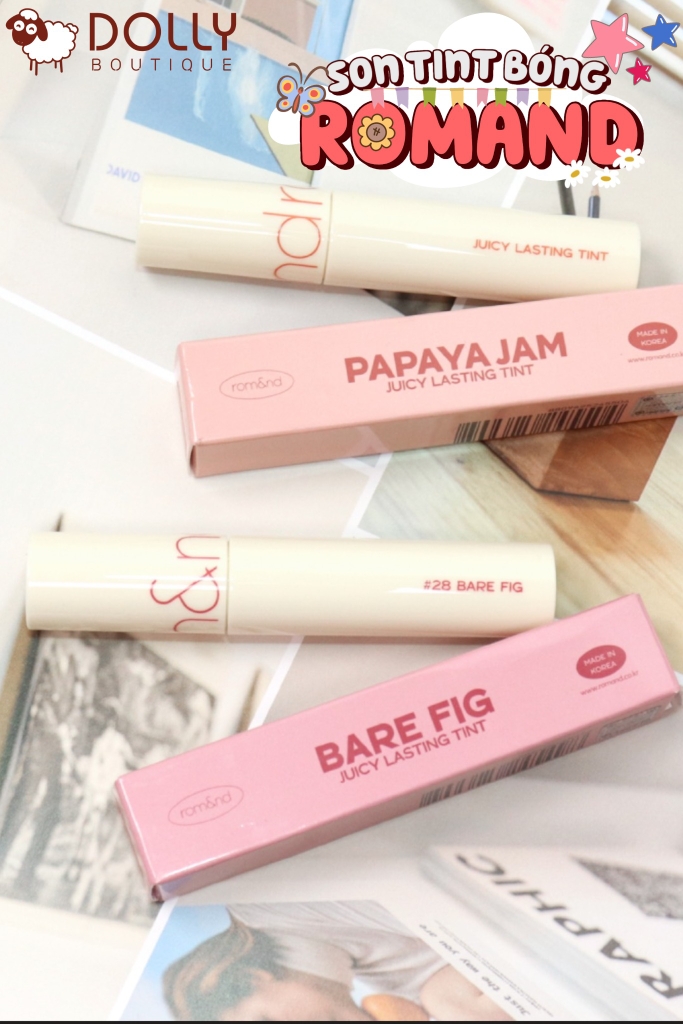 Son Kem Dạng Tint Bóng Romand Juicy Lasting Tint #29 Papaya Jam 5.5g