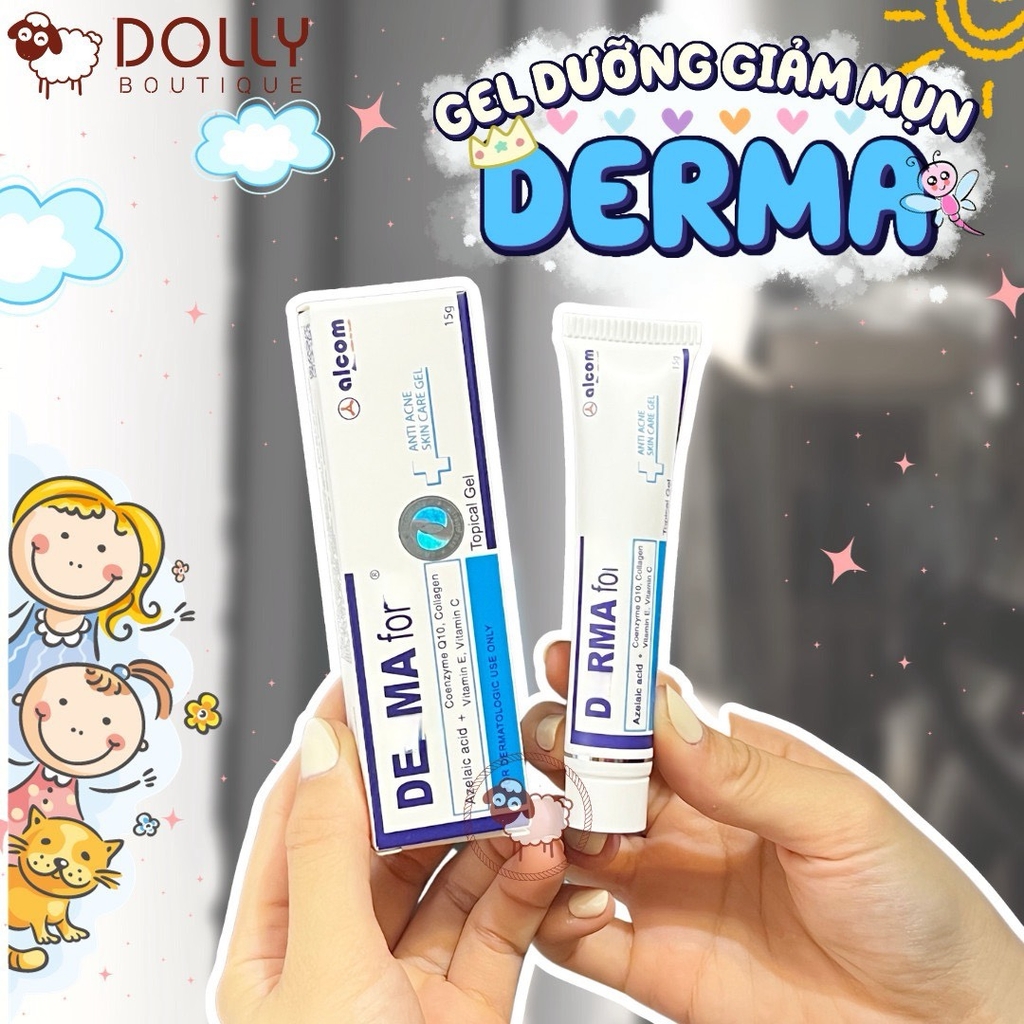 Gel Dưỡng Giảm Mụn, Mờ Thâm Derma Forte Advanced Anti Acne Skin Care Gel - 15g