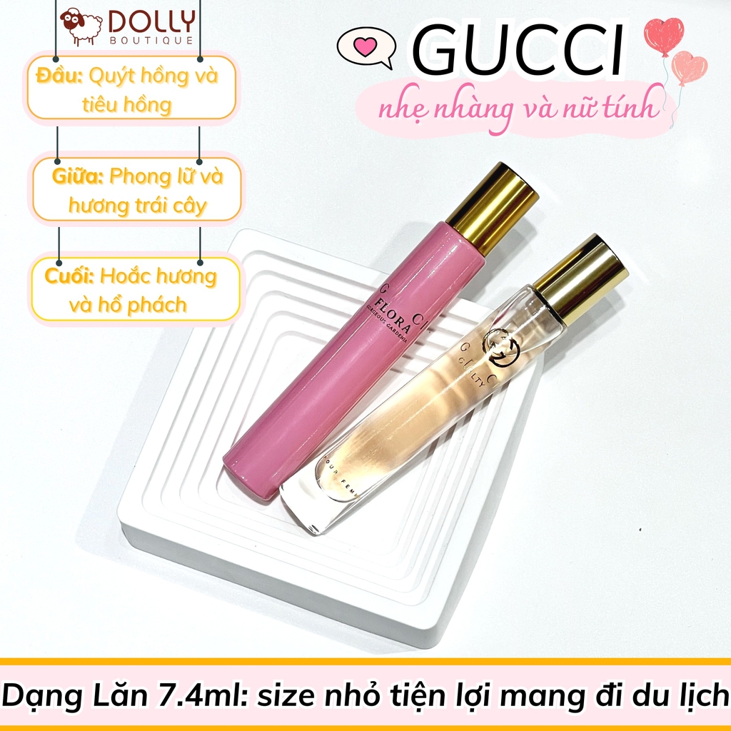 Nước Hoa Nữ Mini Gucci Guilty EDP Pour Femme - 7.4ml (Dạng Lăn)