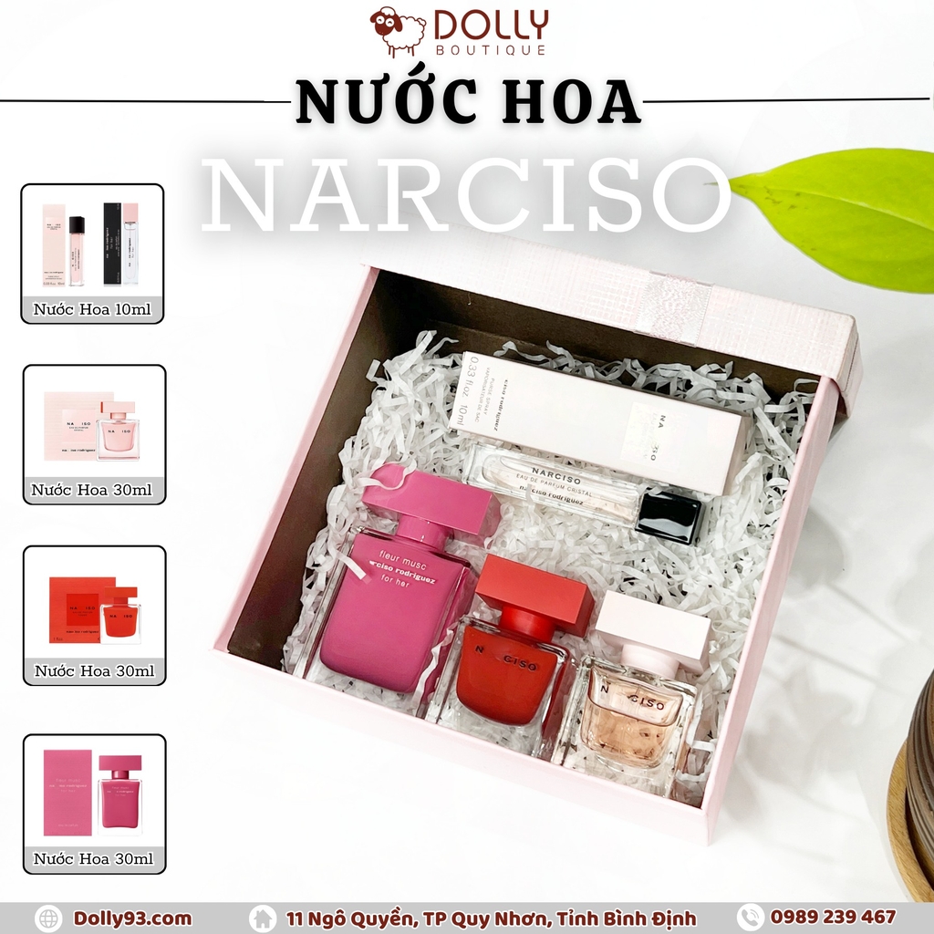 Nước Hoa Nữ Mini Narciso Rodriguez Cristal  EDP - 10ml
