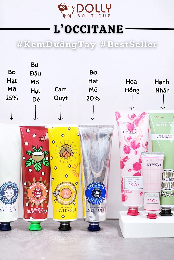 Kem Dưỡng Da Tay Bơ Đậu Mỡ Hạt Dẻ L'Occitane Shea Chestnut Hand Cream - 150ml