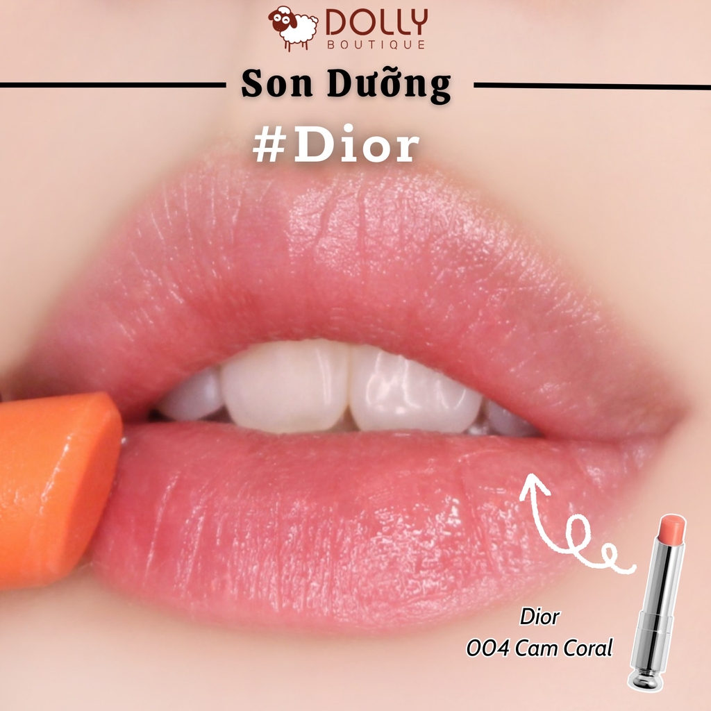 Son Dưỡng Christian Dior Addict Lip Glow Reviver Lip Balm 004 Coral