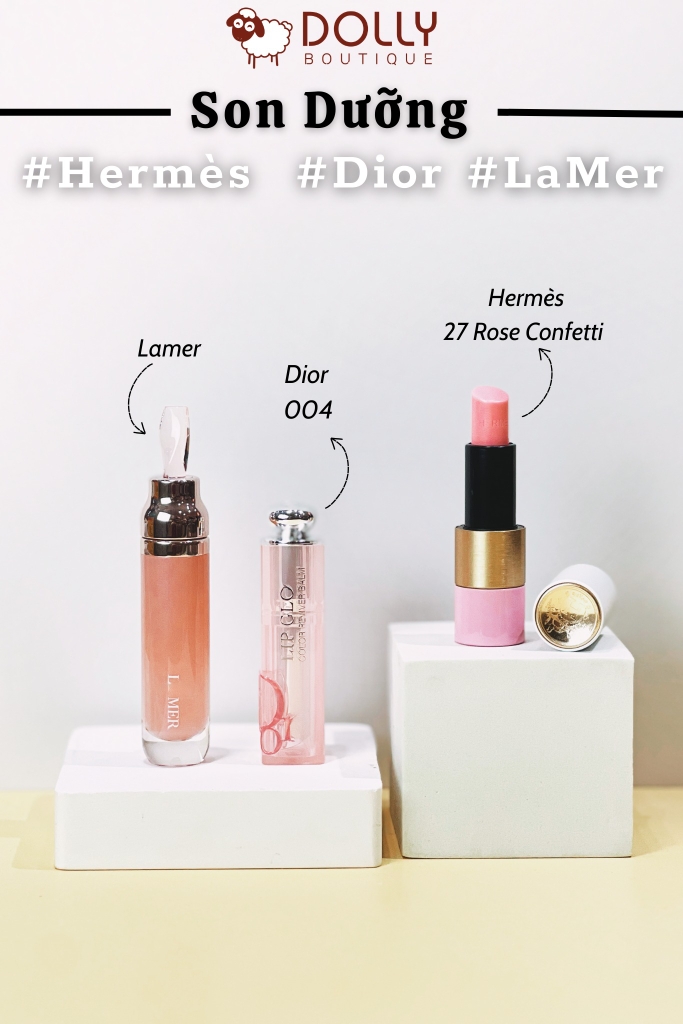 Son Dưỡng Môi Hermès Rosy Lip Shine Enhancer 27 Rose Confetti