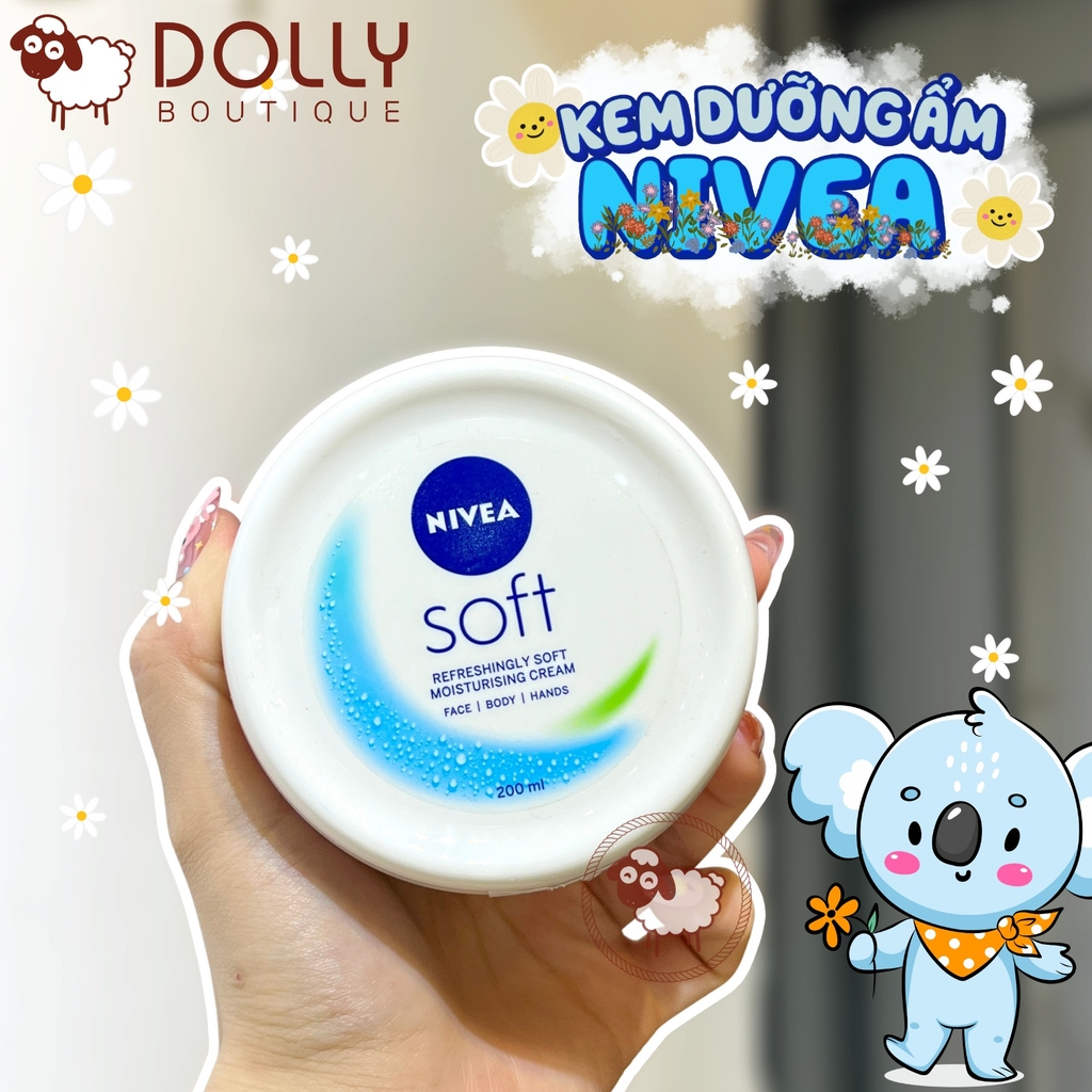 Kem Dưỡng Ẩm Toàn Thân Nivea Soft - 200ml