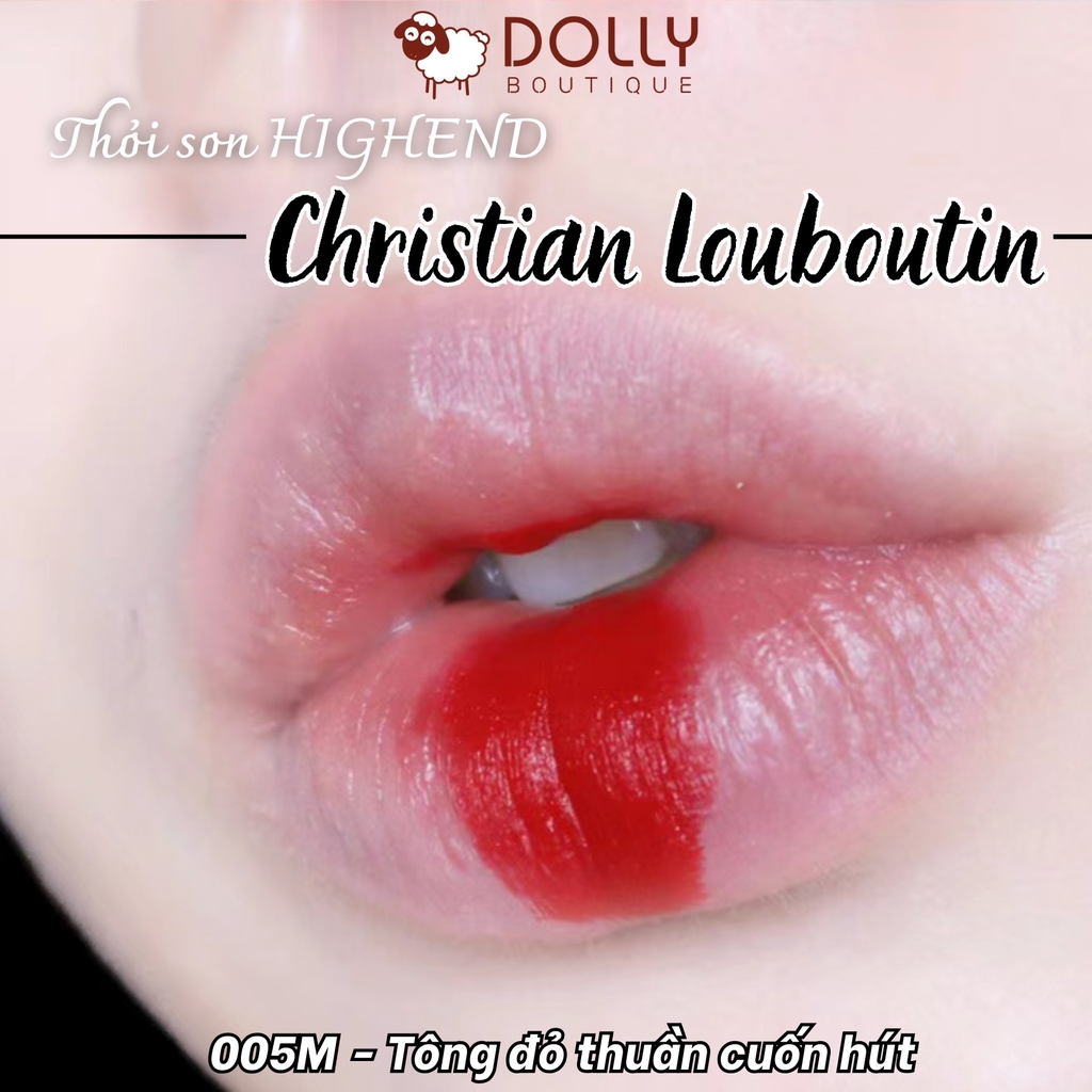 Son Thỏi Lì Rouge Louboutin Velvet Matte On The Go #005M Dramadouce (Màu Đỏ Thuần)