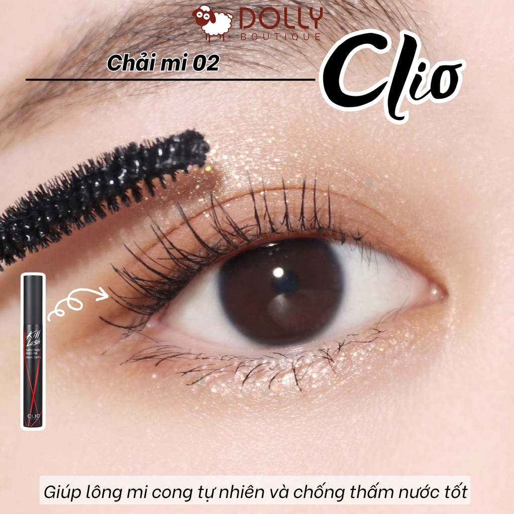 Chải Mi Clio Kill Lash Superproof Mascara 7g - 02 Volume Curling
