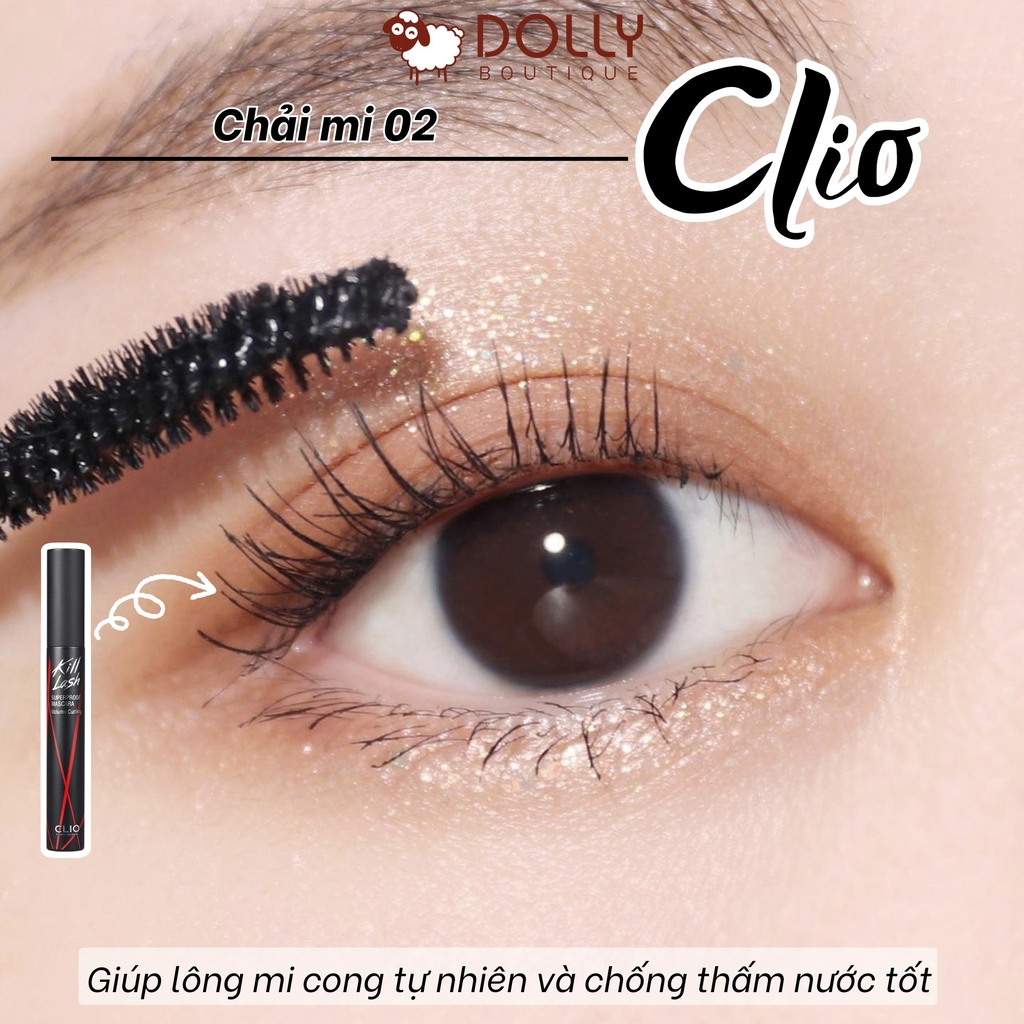 Chải Mi Clio Kill Lash Superproof Mascara 7g - 002 Volume Curling