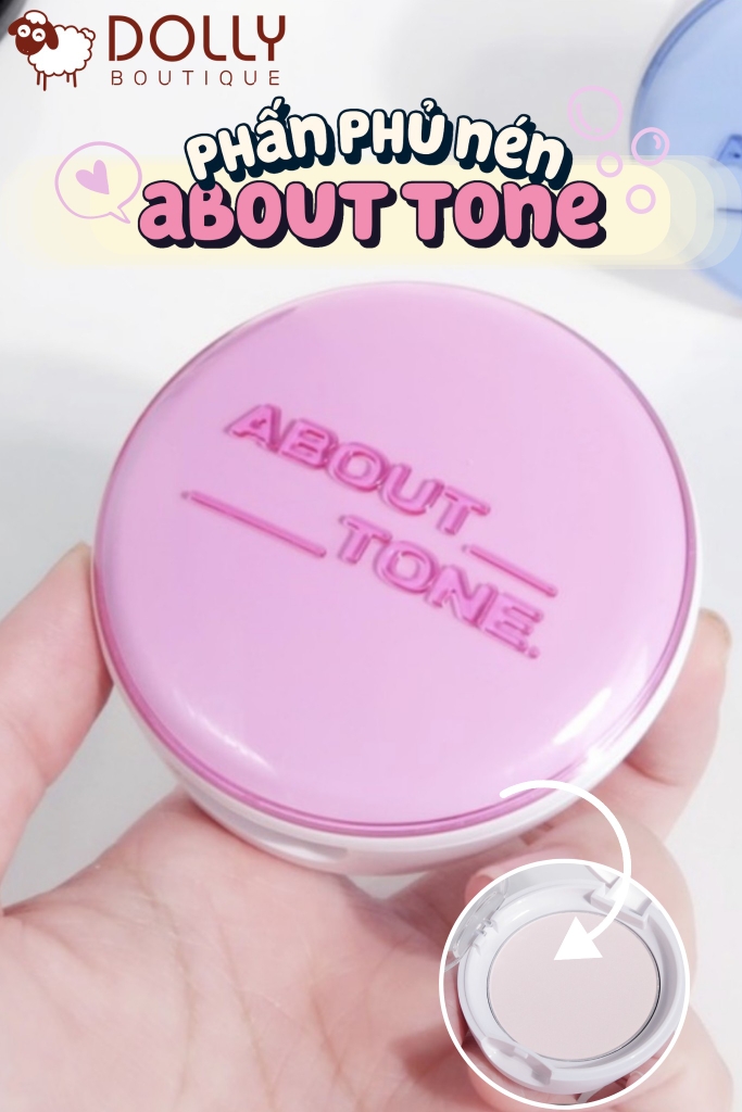 Phấn Phủ Dạng Nén Kiềm Dầu, Căng Bóng About Tone Raise Your Beauty Tone Glow - 8g