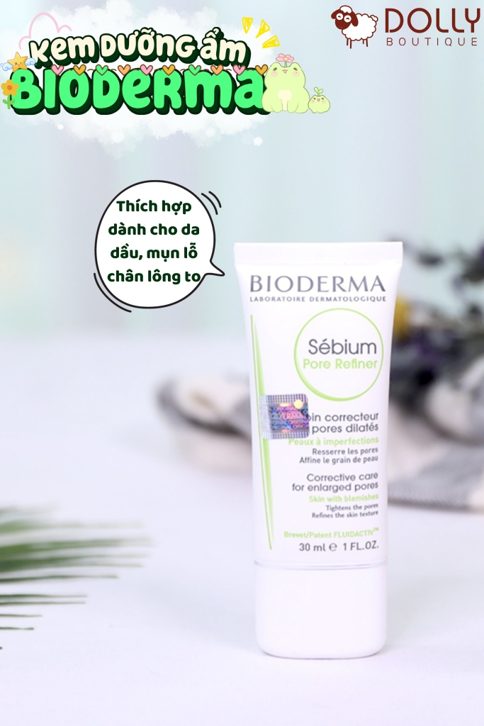 [ Nội Địa ] Kem Dưỡng Giúp Se Khít Lỗ Chân Lông, Giảm Bóng Nhờn Bioderma Sebium Pore Refiner - 30ml