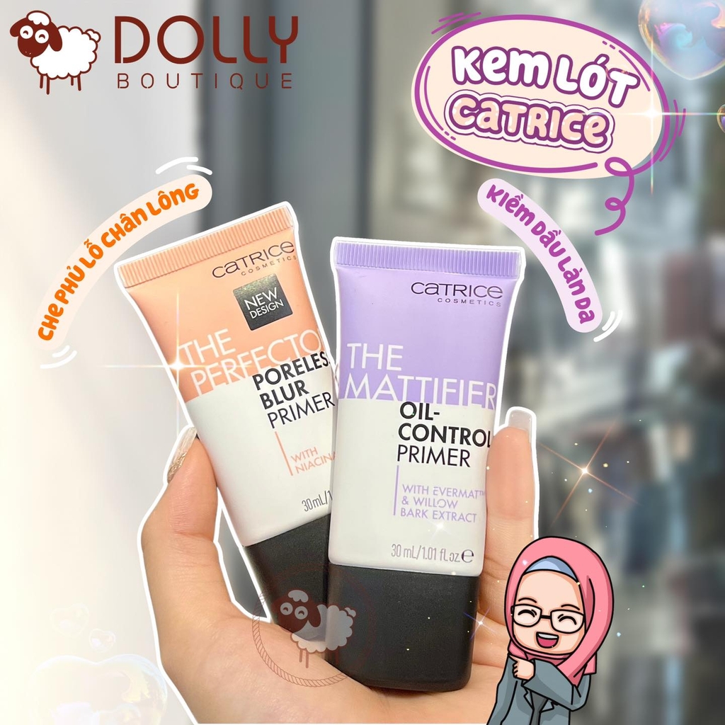 Kem Lót Catrice The Perfector Poreless Blur Primer 30ml - Che Phủ Cao