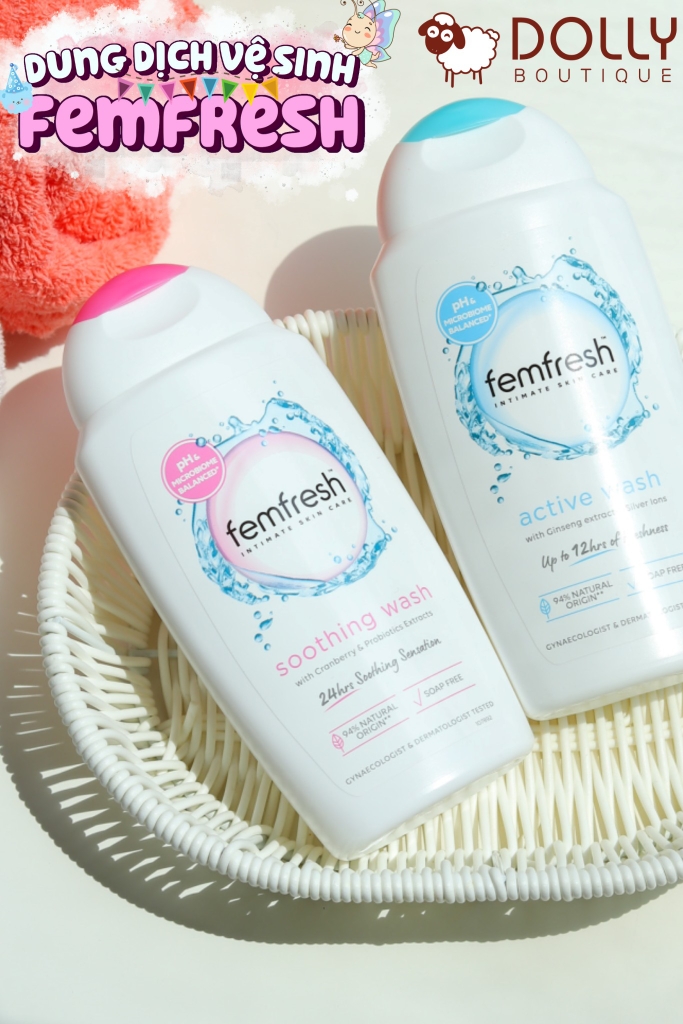 Dung dịch vệ sinh phụ nữ Femfresh Ultimate Care Active Fresh Wash 250ml