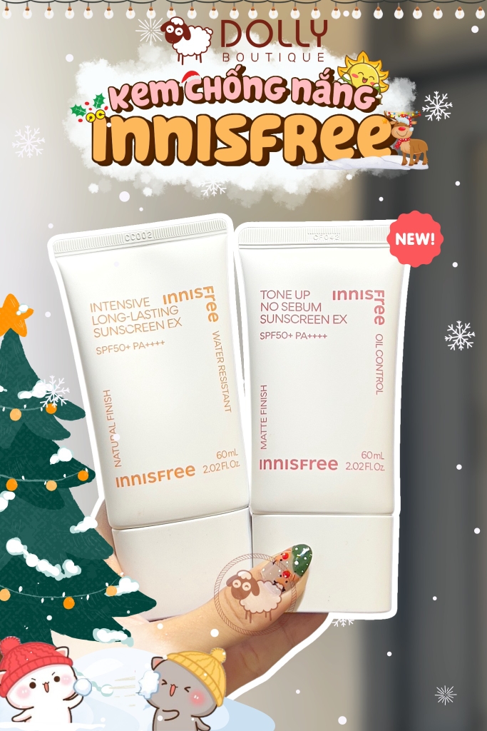 Kem Chống Nắng Innisfree Tone Up No Sebum Sunscreen SPF50+ PA++++ 60ml NĐ