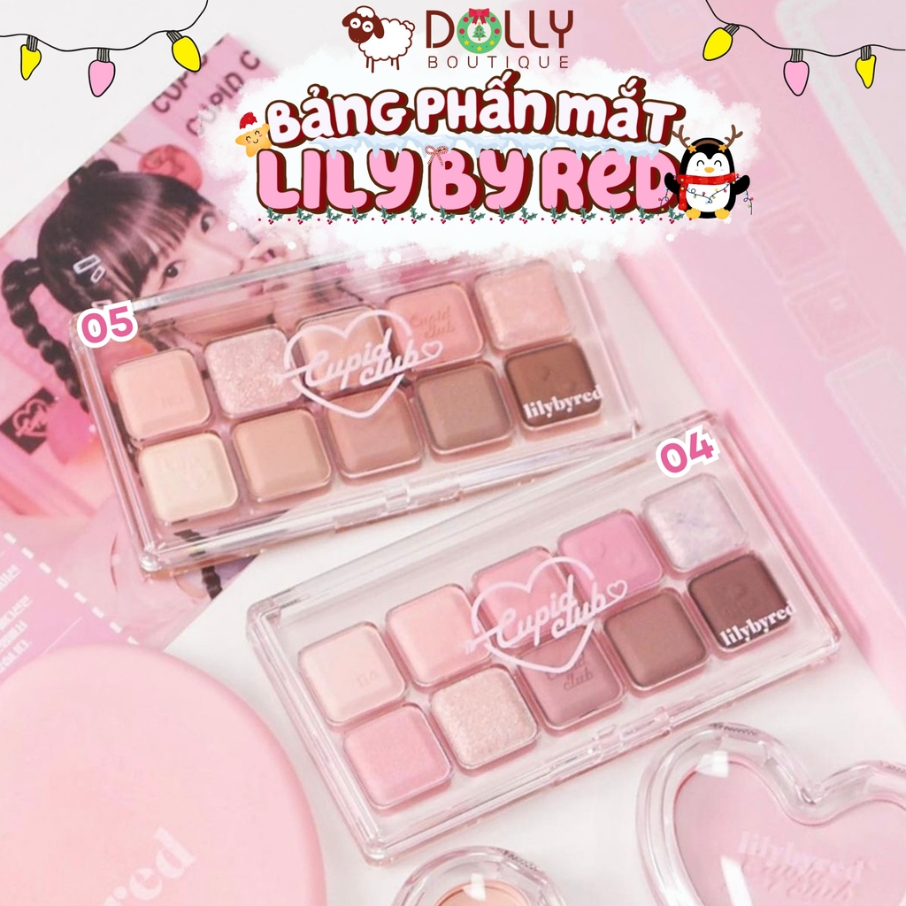 Bảng Phấn Mắt Đa Hiệu Ứng Lilybyred Cupid Club Eyeshadow 05 Warm Membership - 10.5g