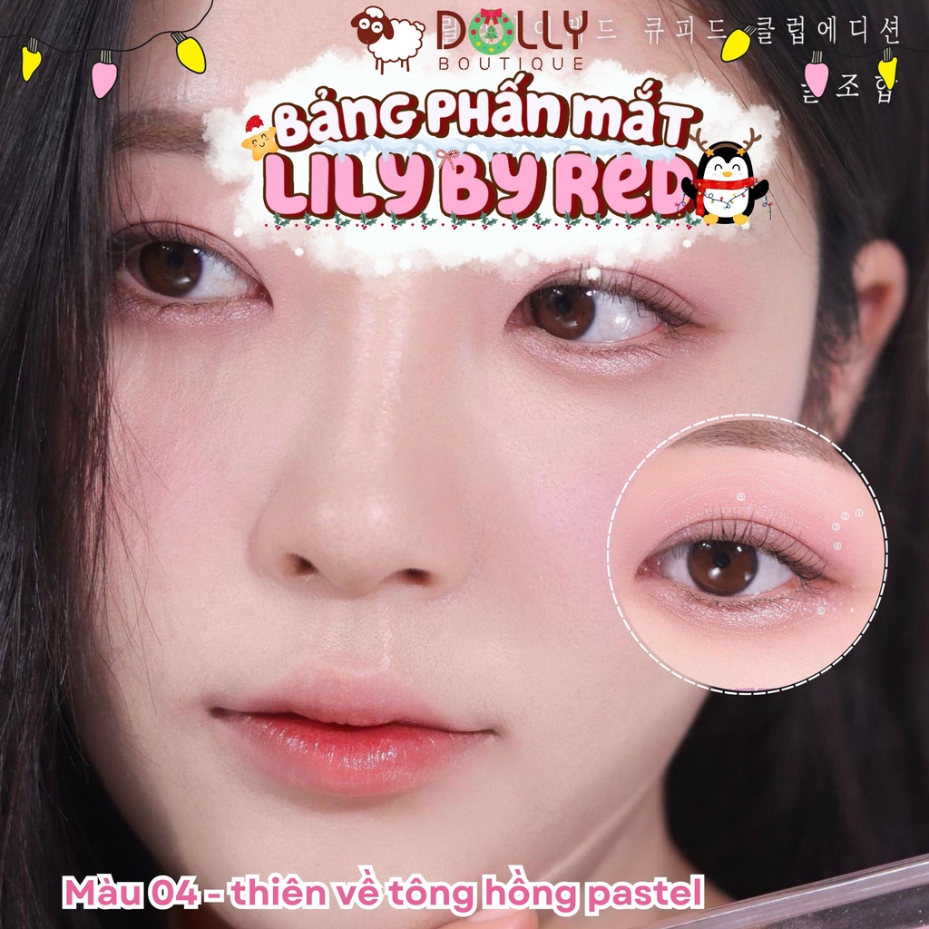 Bảng Phấn Mắt Đa Hiệu Ứng Lilybyred Cupid Club Eyeshadow #04 Cool Membership - 10.5g