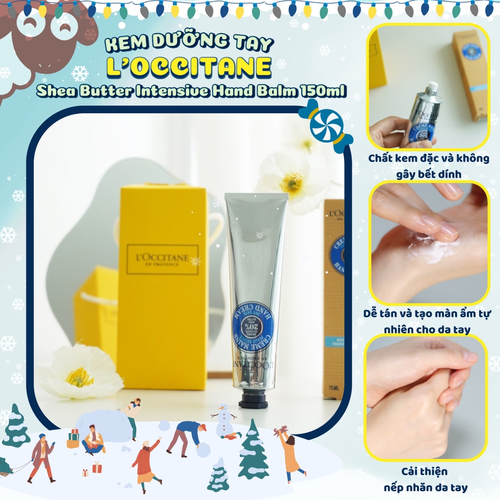 Kem Dưỡng Da Tay L'Occitane Shea Butter Hand Cream - 150 ml