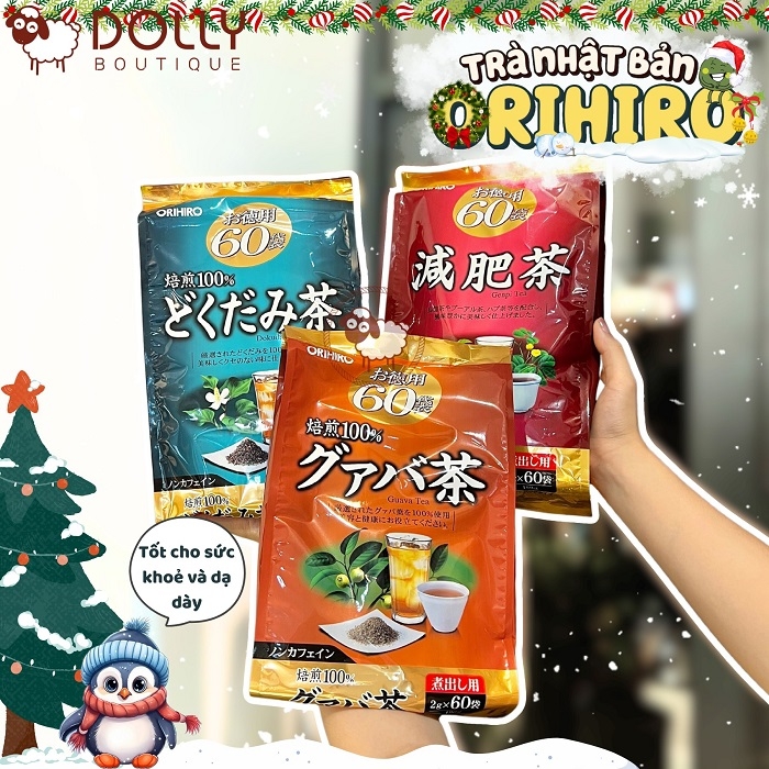 Trà Thải Độc Diếp Cá Orihiro Dokudami Tea - 180g/ 60 gói