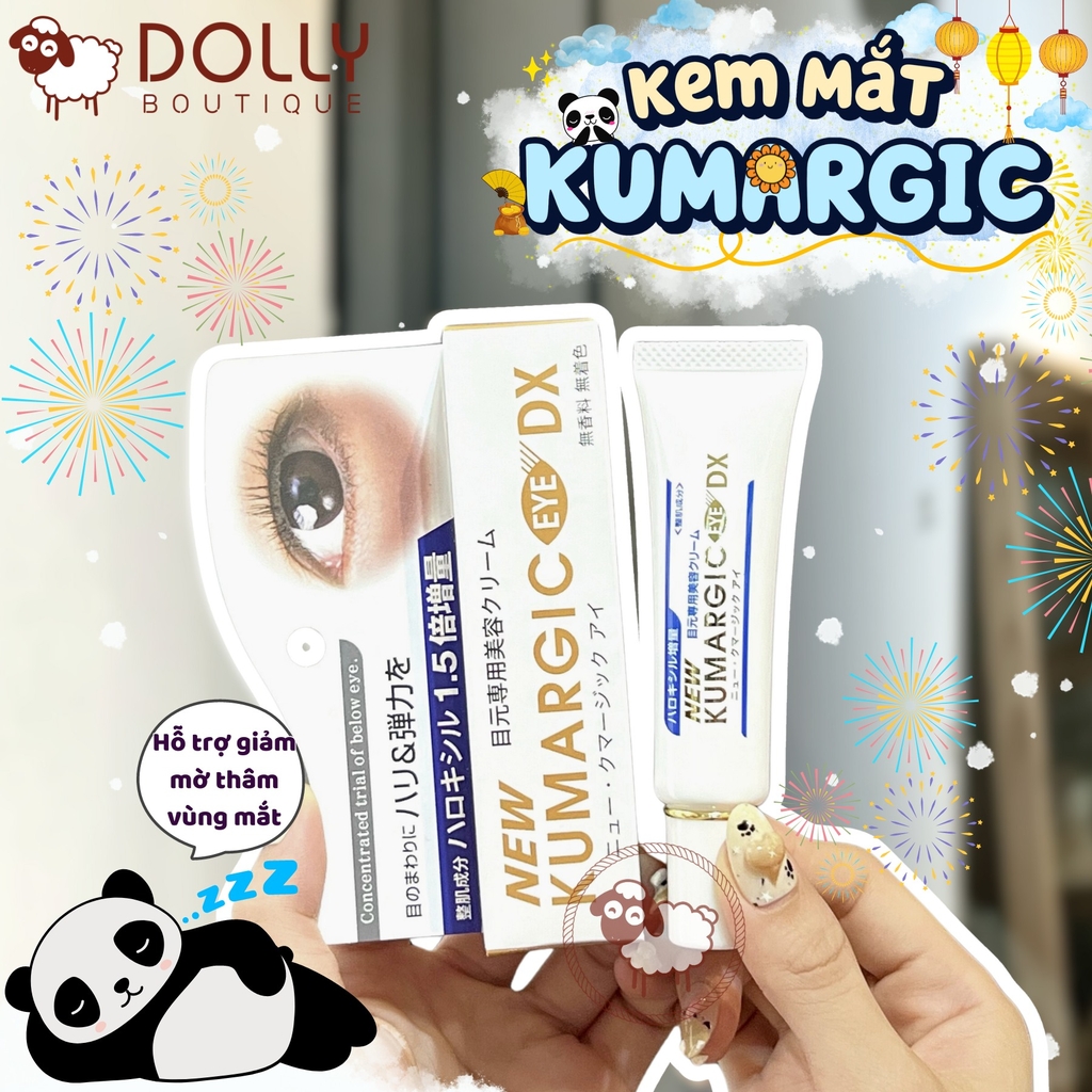 Kem Mắt Giảm Quầng Thâm & Bọng Mắt Hadariki New Kumargic Eye DX Eye Cream 20g